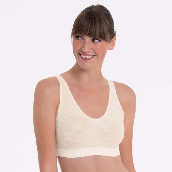 Sutien bralette cu dantela, cu buzunare pentru protezele externe de san 4700X - imagine 5