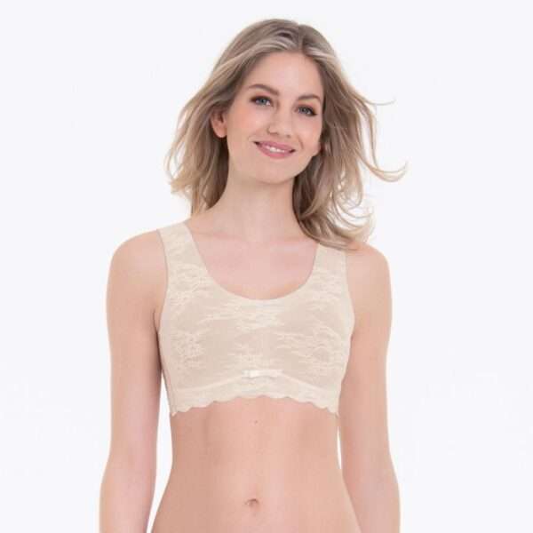 Sutien bralette cu dantela Essential 5400 - imagine 6